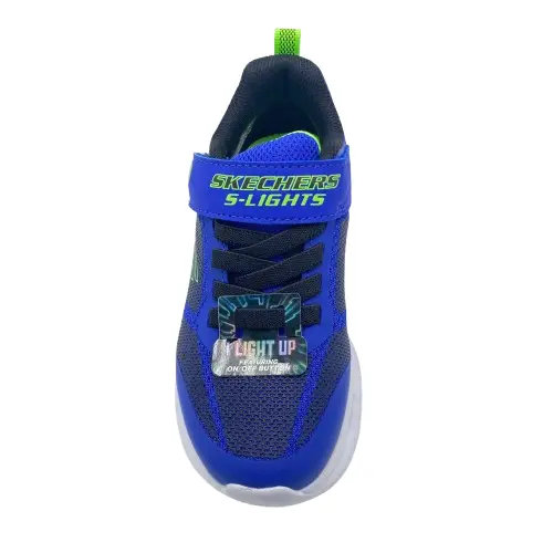 Deportivos Skechers kids 400240L BLBK azul (B4102) - Imagen 2