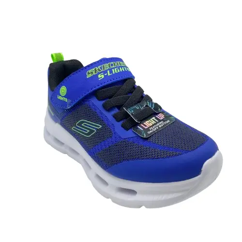 Deportivos Skechers kids 400240L BLBK azul (B4102) - Imagen 3