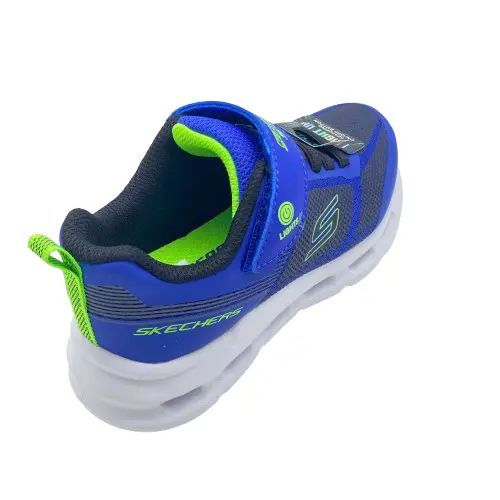 Deportivos Skechers kids 400240L BLBK azul (B4102) - Imagen 4
