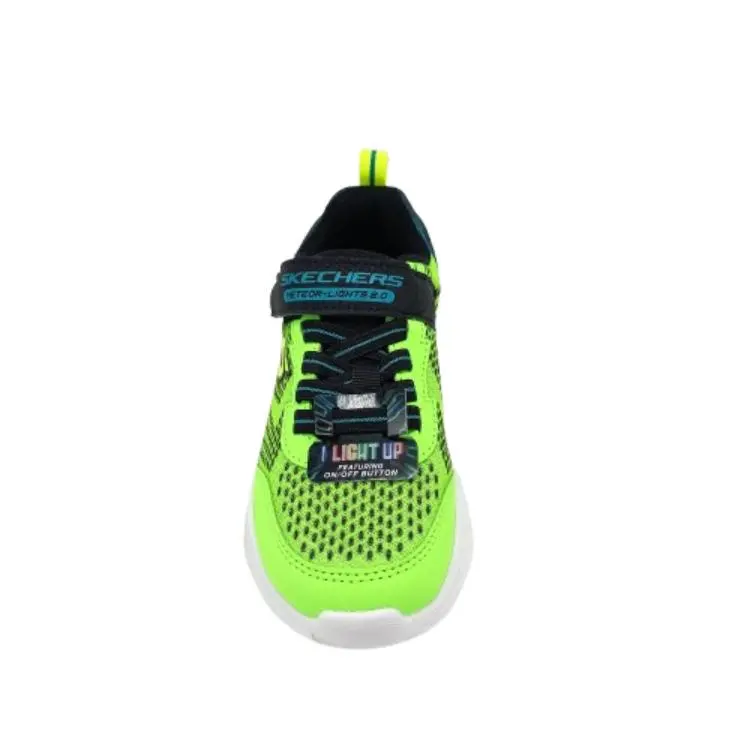 Deportivos Skechers kids 401490 LMBK verde (B4103) - Imagen 2