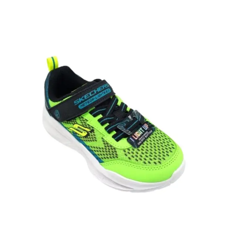 Deportivos Skechers kids 401490 LMBK verde (B4103) - Imagen 3