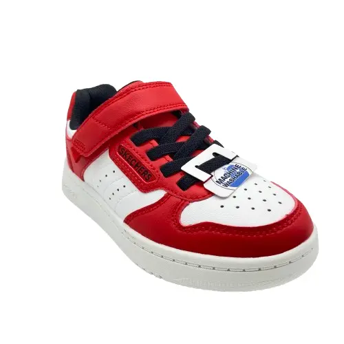 Deportivos Skechers kids 405638L RDW rojo (B4111) - Imagen 3