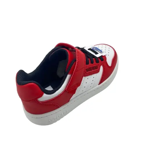 Deportivos Skechers kids 405638L RDW rojo (B4111) - Imagen 4