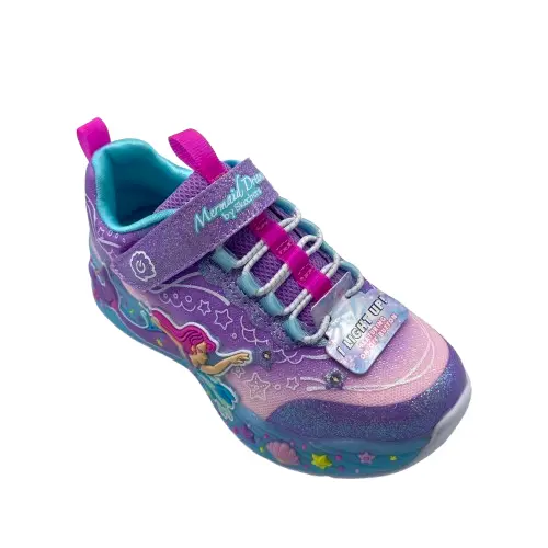 Deportivos Skechers kids 303060L LVMT lila (B4112) - Imagen 3