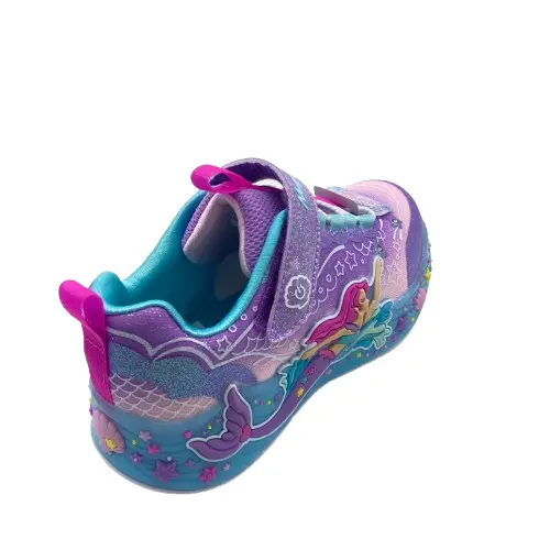 Deportivos Skechers kids 303060L LVMT lila (B4112) - Imagen 4