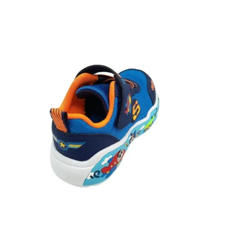 Deportivos Skechers kids 407312N BLNV azul (B4115) - Imagen 4