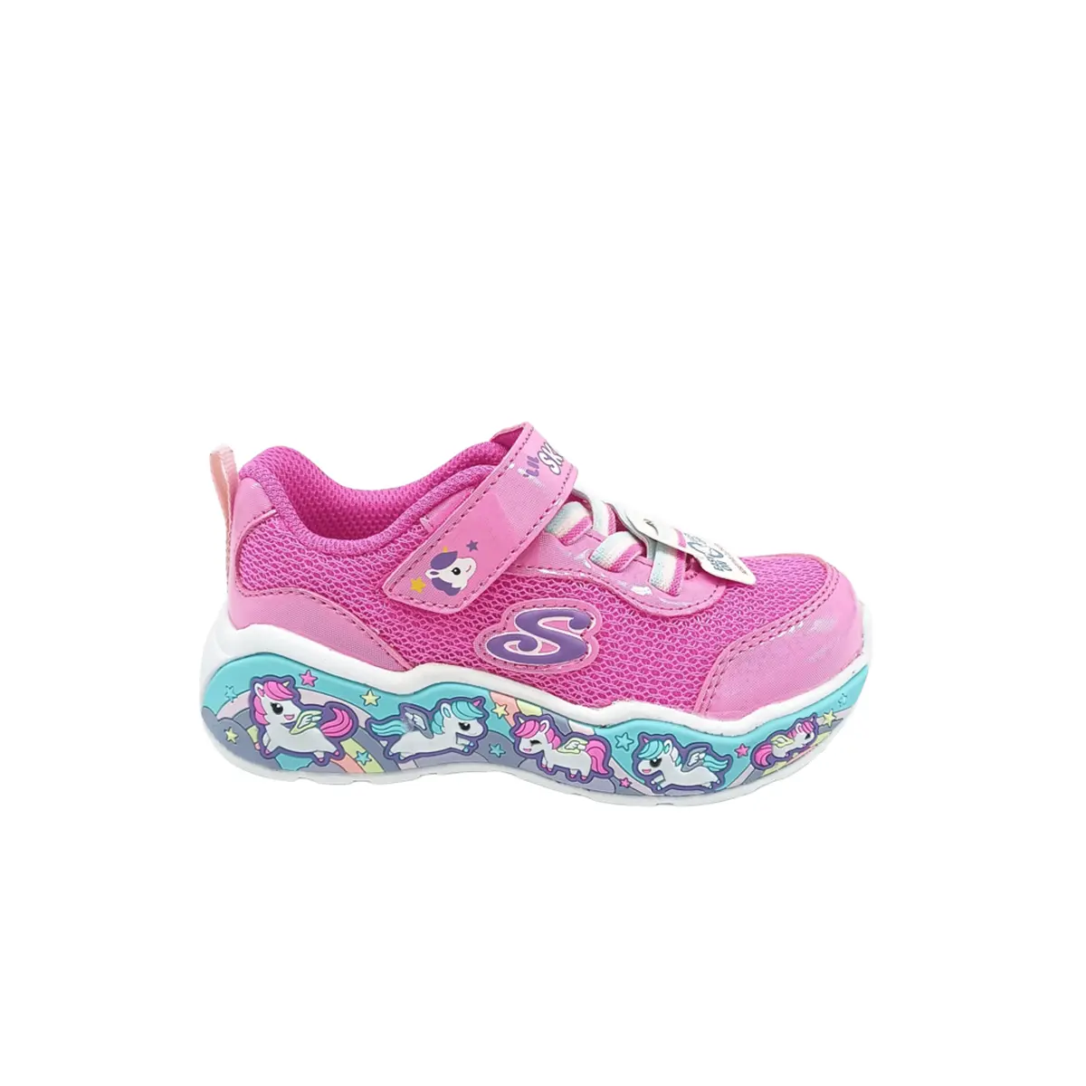 Deportivos Skechers kids 303158N PKMT rosa (B4118)