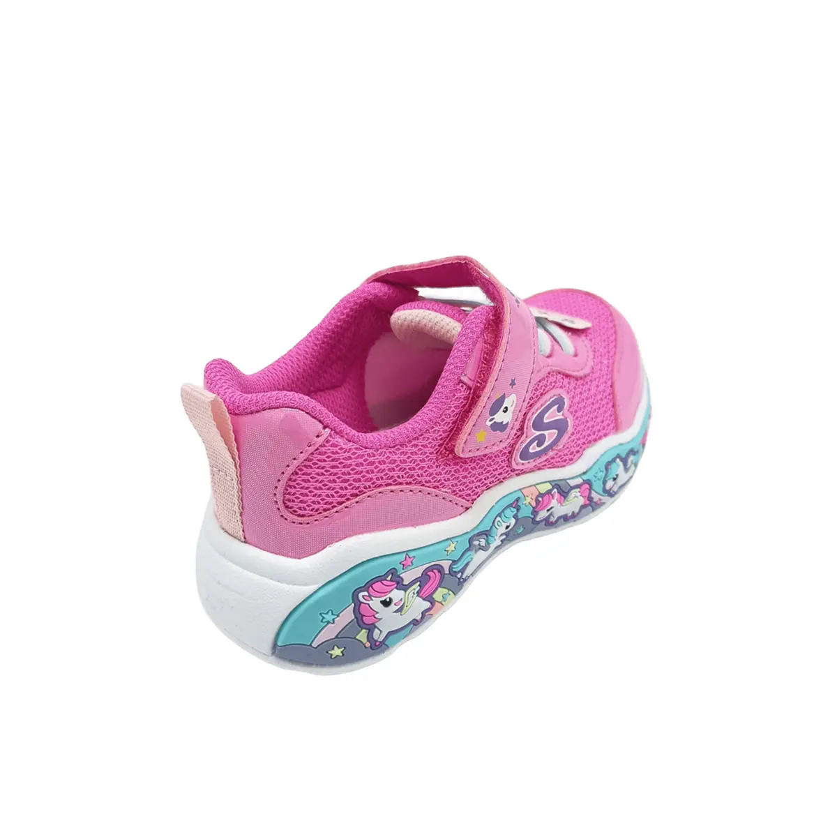 Deportivos Skechers kids 303158N PKMT rosa (B4118) - Imagen 4