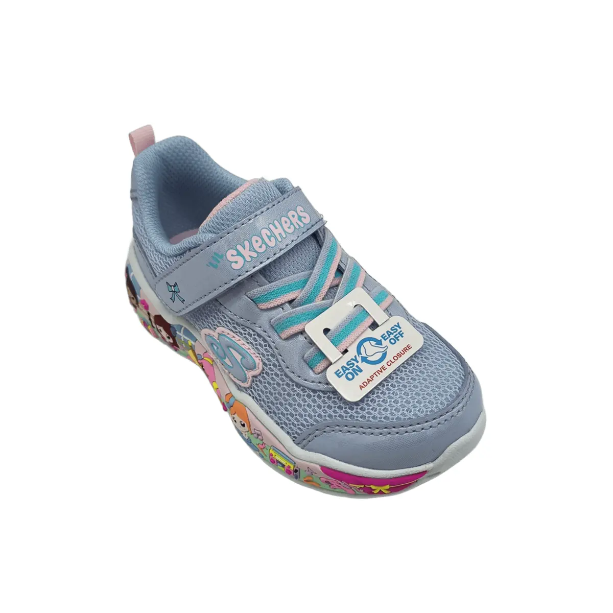 Deportivos Skechers kids 303158N PWMT lila (B4119) - Imagen 3