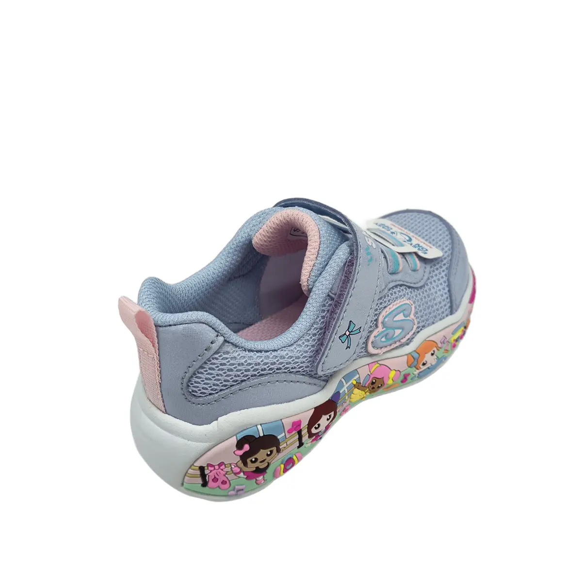 Deportivos Skechers kids 303158N PWMT lila (B4119) - Imagen 4