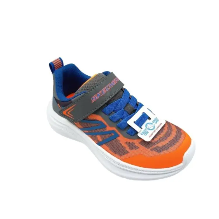 Deportivos Skechers kids 404125L ORCC naranja (B4120) - Imagen 3
