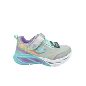 Deportivos Skechers kids 303709L SMLT blanco (B4122)
