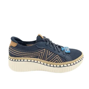 Planos Skechers mujer 100716 NVY azul (B4331)