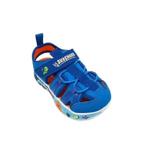 Sandalia Skechers kids 407041N LTBL azul (B1704) - Imagen 3