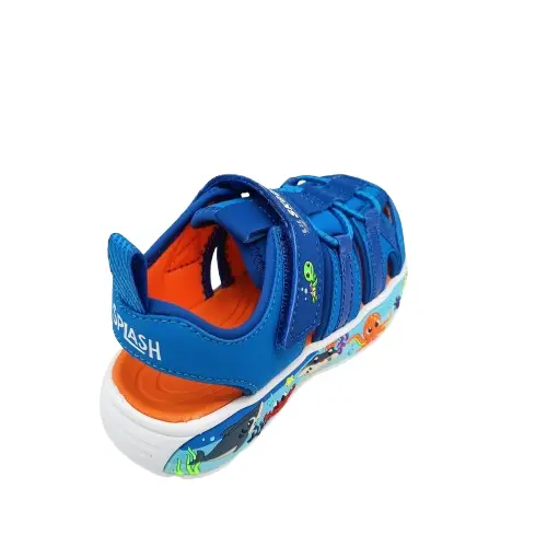 Sandalia Skechers kids 407041N LTBL azul (B1704) - Imagen 4
