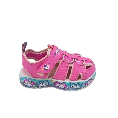 Sandalia Skechers kids 303162N PKLP rosa (B1403)
