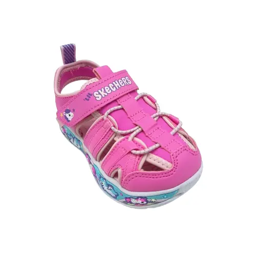 Sandalia Skechers kids 303162N PKLP rosa (B1403) - Imagen 3