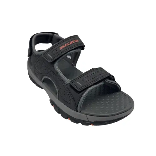 Sandalia Skechers hombre 204105 BLK negro (B2402) - Imagen 3