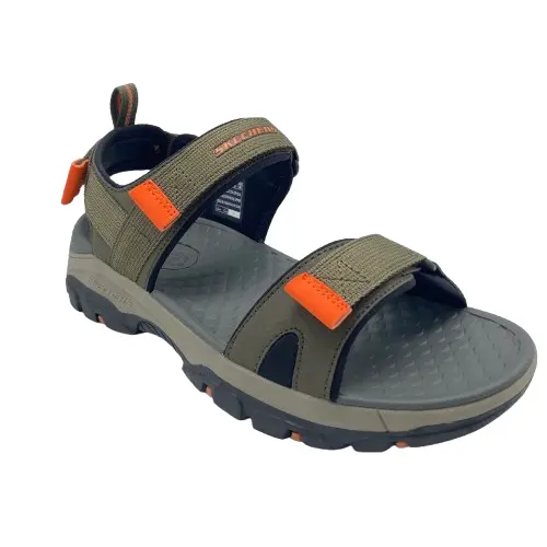 Sandalia Skechers hombre 205112 OLV kaki (B2405) - Imagen 3