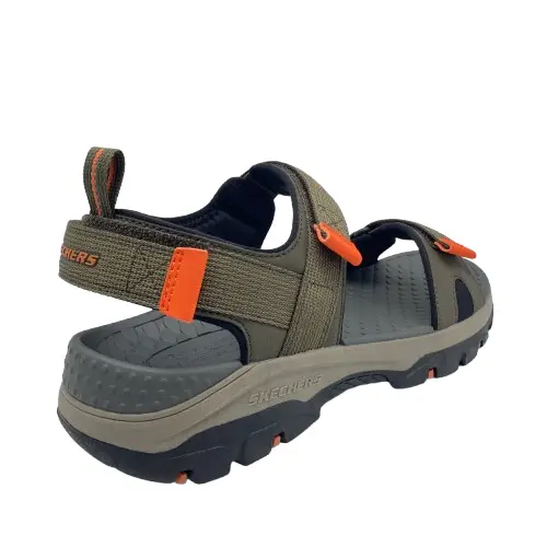 Sandalia Skechers hombre 205112 OLV kaki (B2405) - Imagen 4