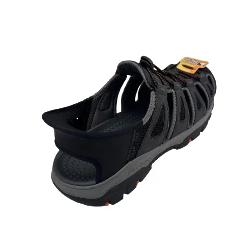 Sandalia Skechers hombre 205187 BLK negro (B2407) - Imagen 4