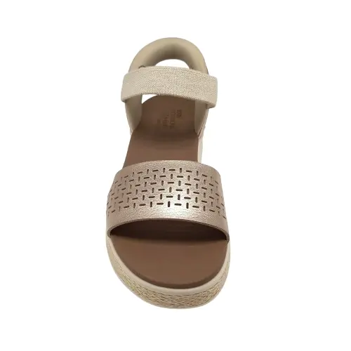 Sandalia Skechers mujer 114415 RSGD oro (B3505) - Imagen 2