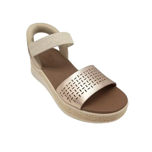 Sandalia Skechers mujer 114415 RSGD oro (B3505) - Imagen 3