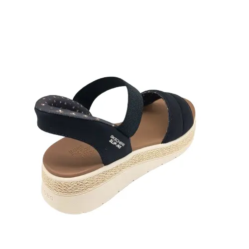 Sandalia Skechers mujer 114413 BLK negro (B3507) - Imagen 4