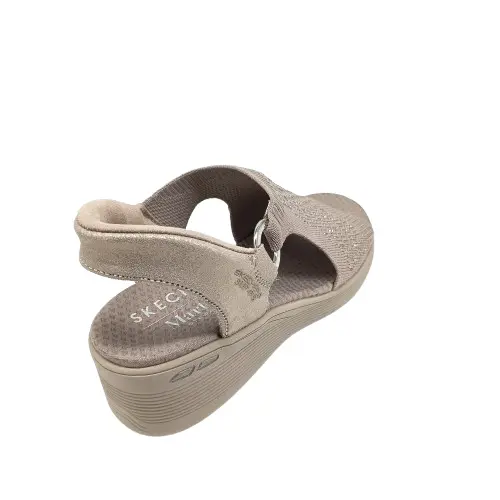 Sandalia Skechers mujer 188001 TPE taupe (B3515) - Imagen 4