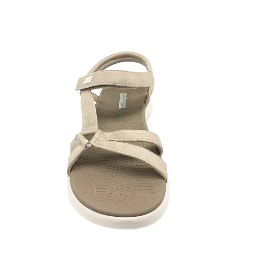 Sandalia Skechers mujer 141451 TPE taupe (B3201) - Imagen 2