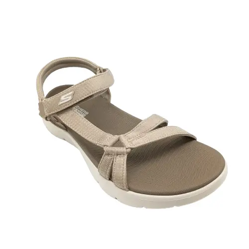 Sandalia Skechers mujer 141451 TPE taupe (B3201) - Imagen 3
