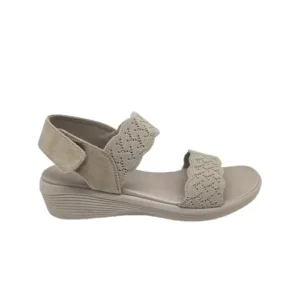 Sandalia Skechers mujer 163165 TPE taupe (B3518)