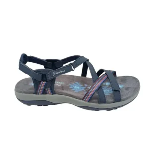 Sandalia Skechers mujer 163115 NVY azul (B3203)
