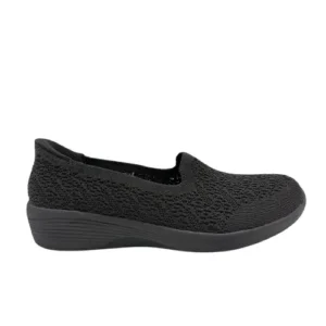 Planos Skechers mujer 159375 BBK negro (B3105)