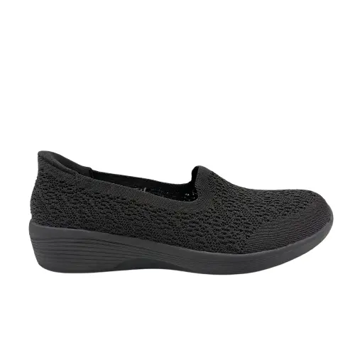 Planos Skechers mujer 159375 BBK negro (B3105)