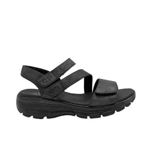 Sandalia Skechers mujer 163532 BBK negro (B3523)