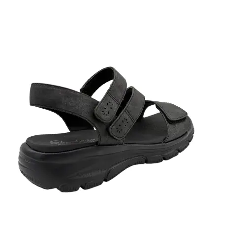 Sandalia Skechers mujer 163532 BBK negro (B3523) - Imagen 4