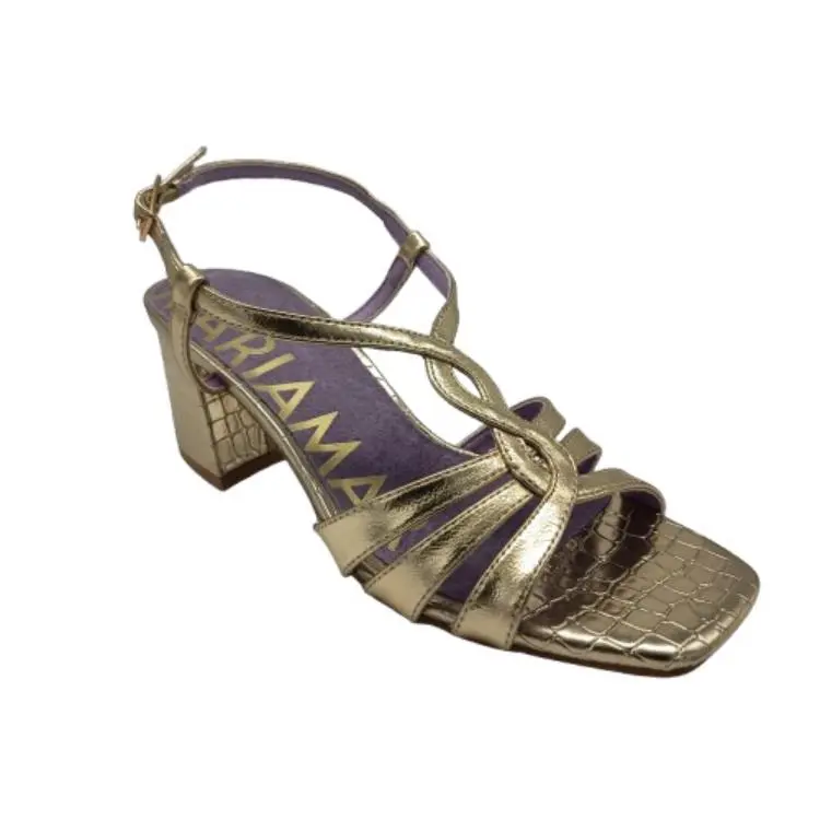 Tacón Maria Mare mujer 68712 oro (B3403) - Imagen 3