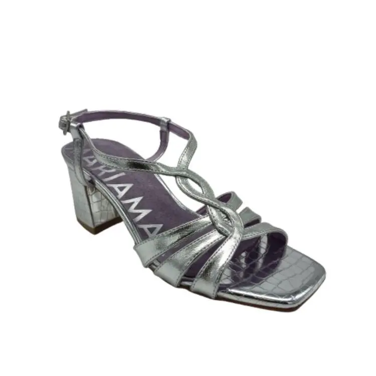 Tacón Maria Mare mujer 68712 plata (B3404) - Imagen 3