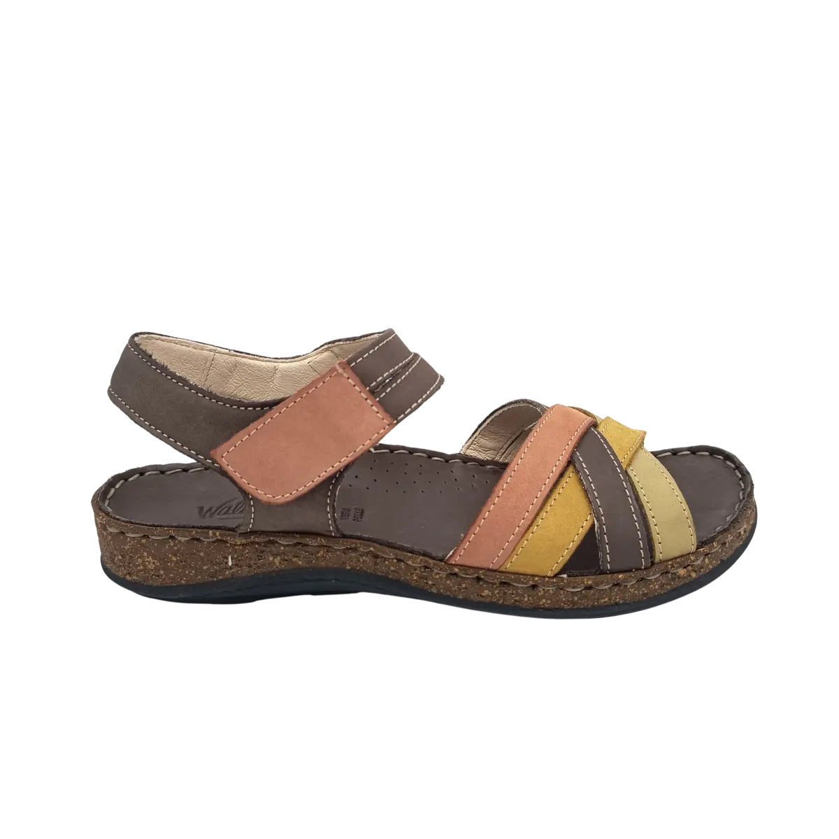 Sandalia Walk Flay mujer 3861 43170 A6 marrón (B3224)