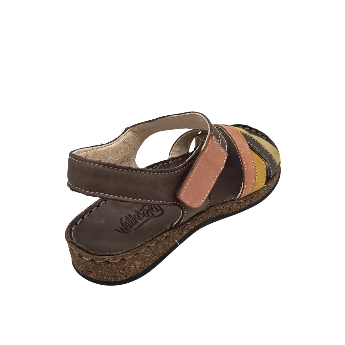 Sandalia Walk Flay mujer 3861 43170 A6 marrón (B3224) - Imagen 4