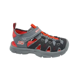 Sandalia Skechers kids 407015L BKRD negro (B1702)