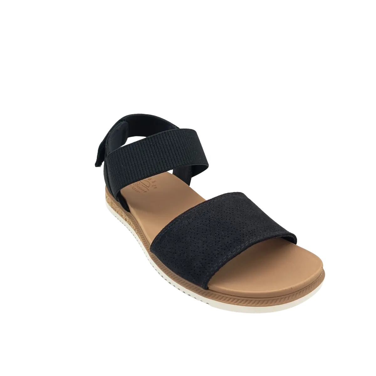 Sandalia Skechers mujer 114710 BLK negro (B3502) - Imagen 3