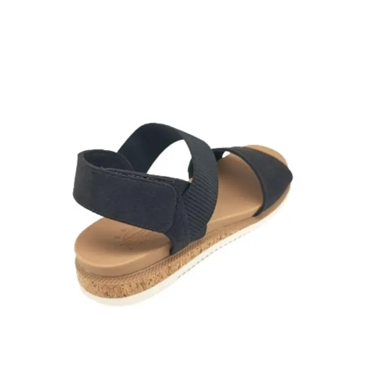 Sandalia Skechers mujer 114710 BLK negro (B3502) - Imagen 4