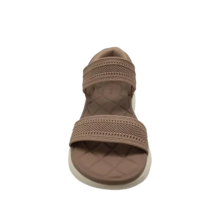 Sandalia Skechers mujer 140844 TAN cuero (B3516) - Imagen 2