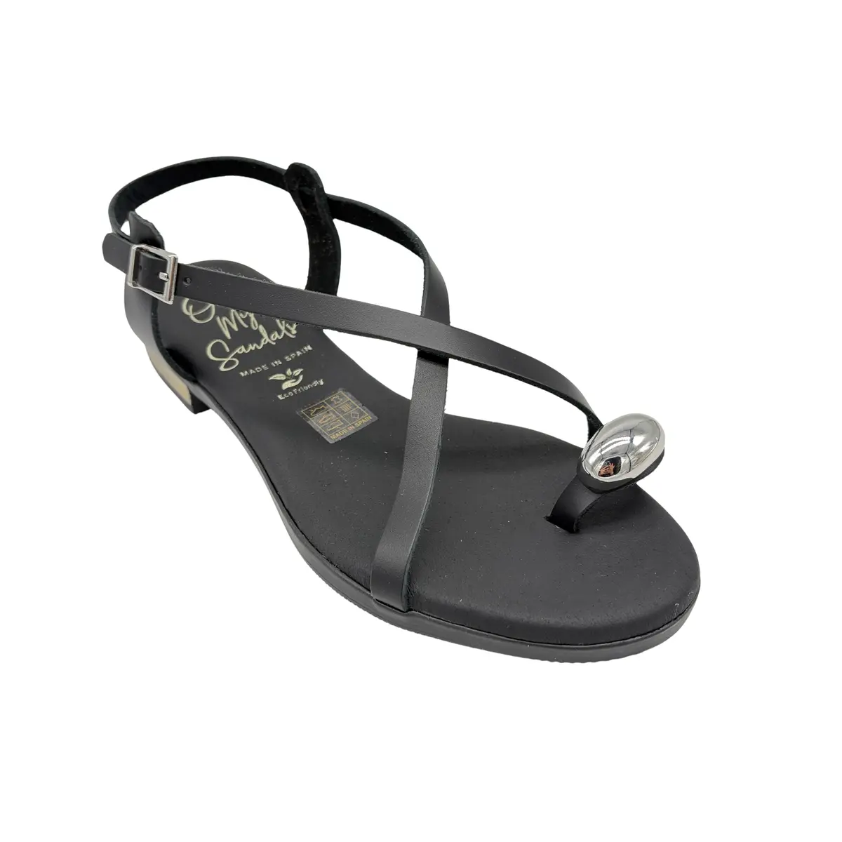 Sandalia Sandals, Oh My! mujer 5863 negro (B3221) - Imagen 3