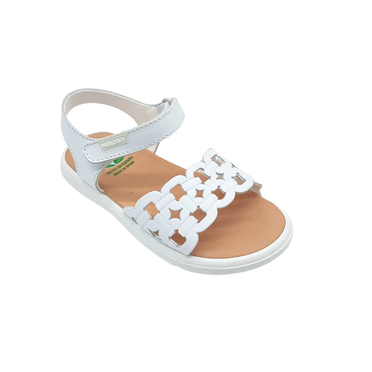 Sandalia Pablosky kids 441800 blanco (B1410) - Imagen 3
