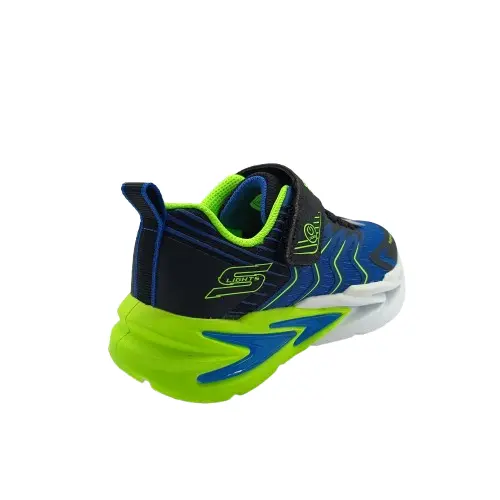 Deportivos Skechers kids 400141LC BBLM azul (C4104) - Imagen 4
