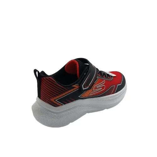 Deportivos Skechers kids 404127L BKRD rojo (C4110) - Imagen 4