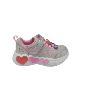 Deportivos Skechers kids 303266LC SMLT rosa (C4117)